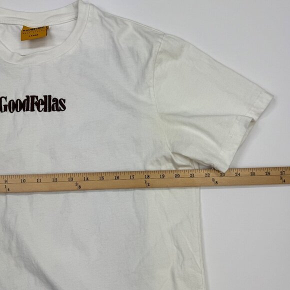 Goodfellas Graphic T Shirt Double Sided Size Large White - Picture 5 of 7